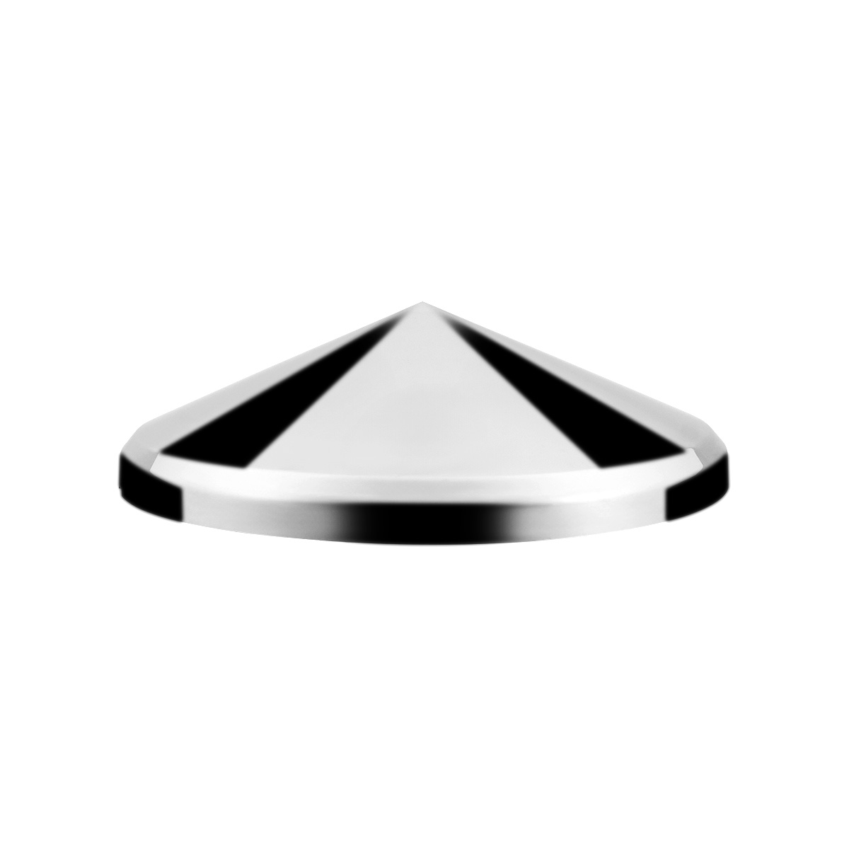 Chrome Pointed Rear Axle Hubcap Only for 10261 & 10278 - Thumbnail 3