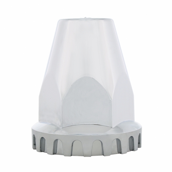 33mm X 2 3/4" Australian Volvo Nut Cover With Flange - Push-On (Bulk) - Thumbnail 2