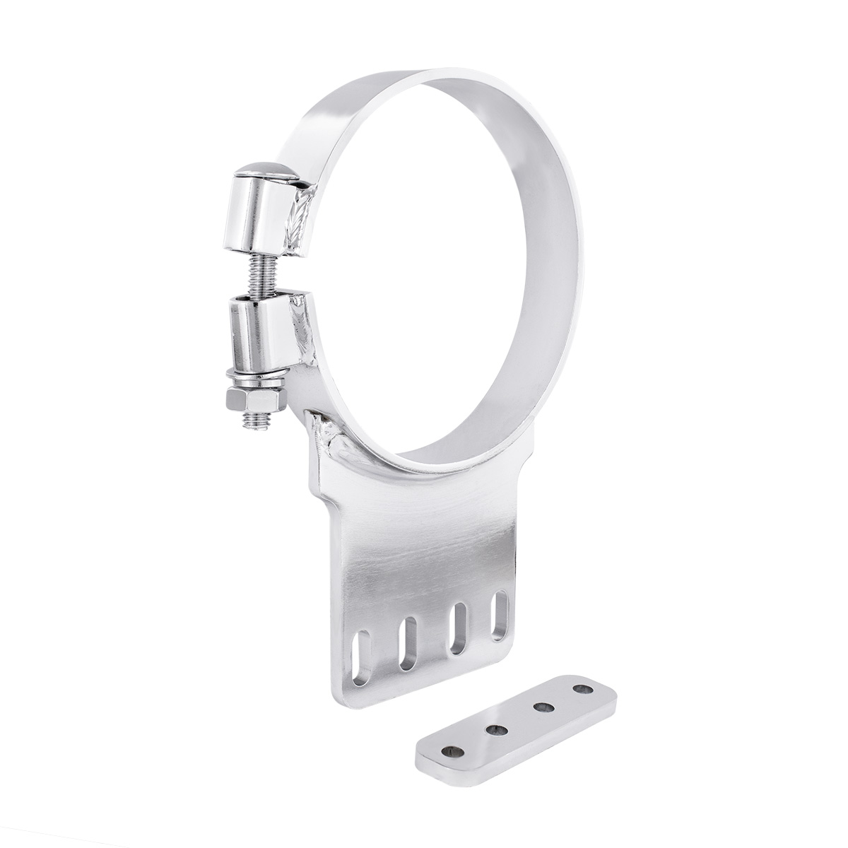 5" Chrome Exhaust Clamp For Kenworth - Thumbnail 2