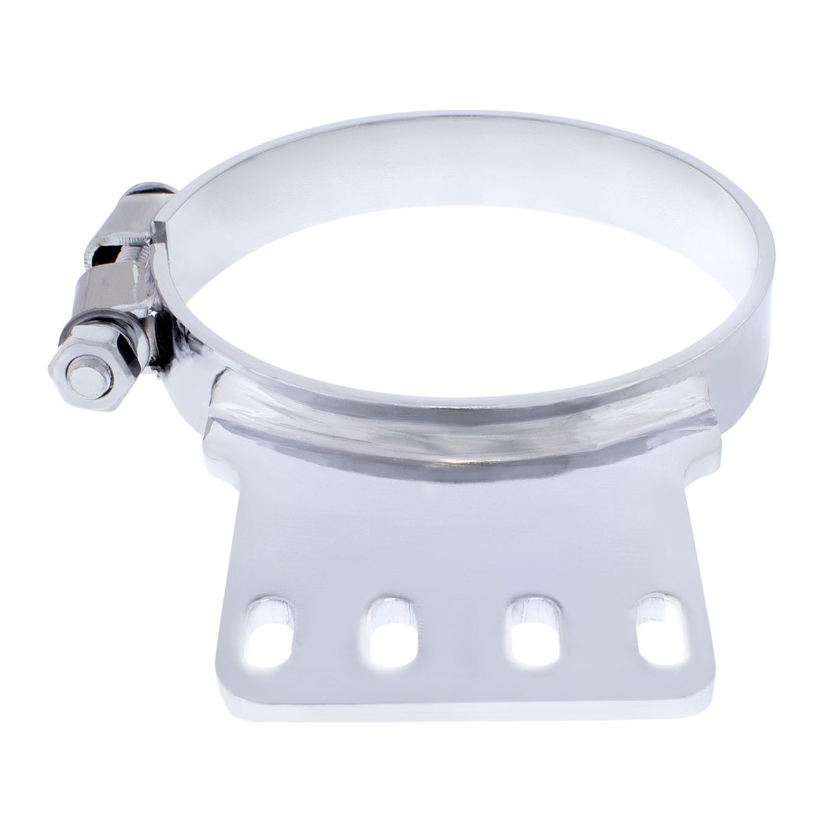 6" Chrome Exhaust Clamp For Kenworth