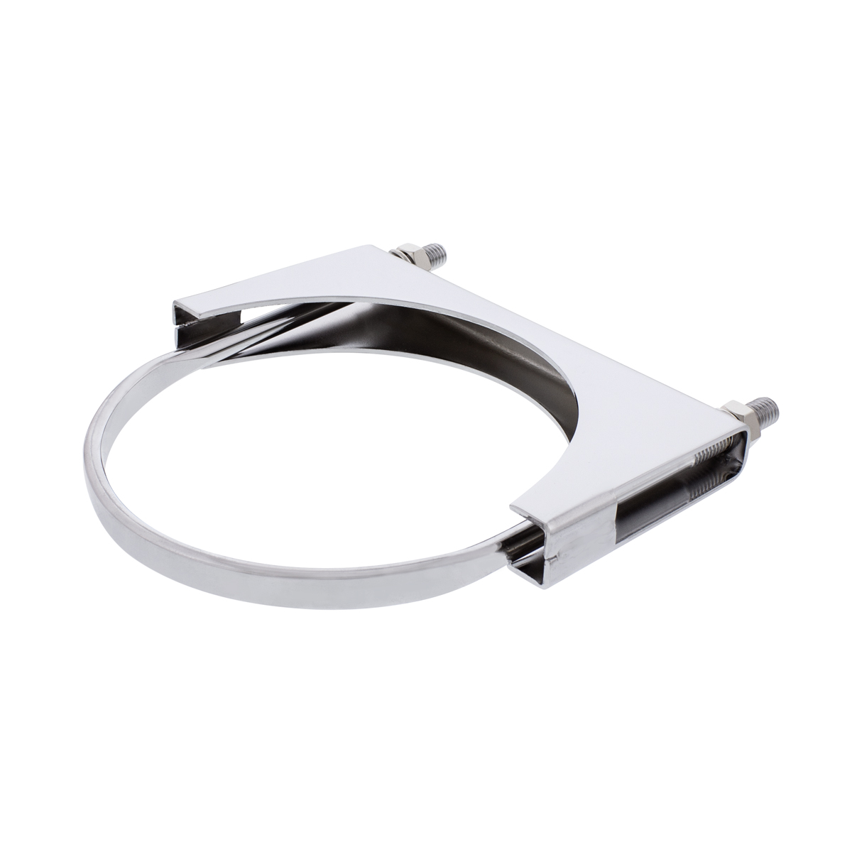 5" Chrome U-Bolt Exhaust Clamp - Thumbnail 2