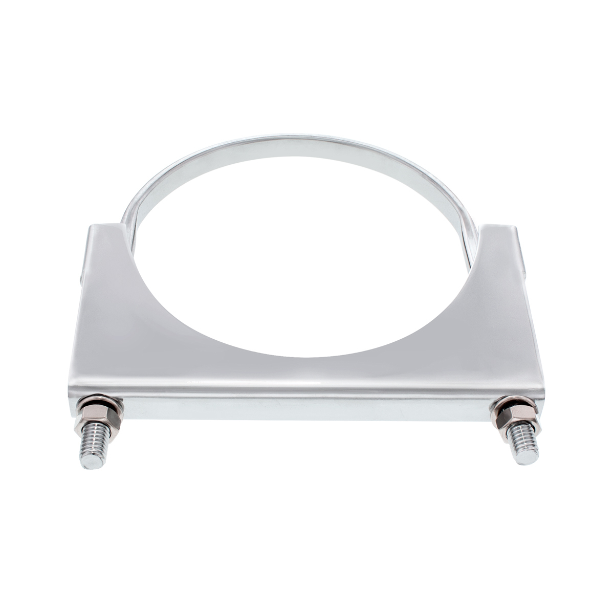 5" Chrome U-Bolt Exhaust Clamp - Thumbnail 3