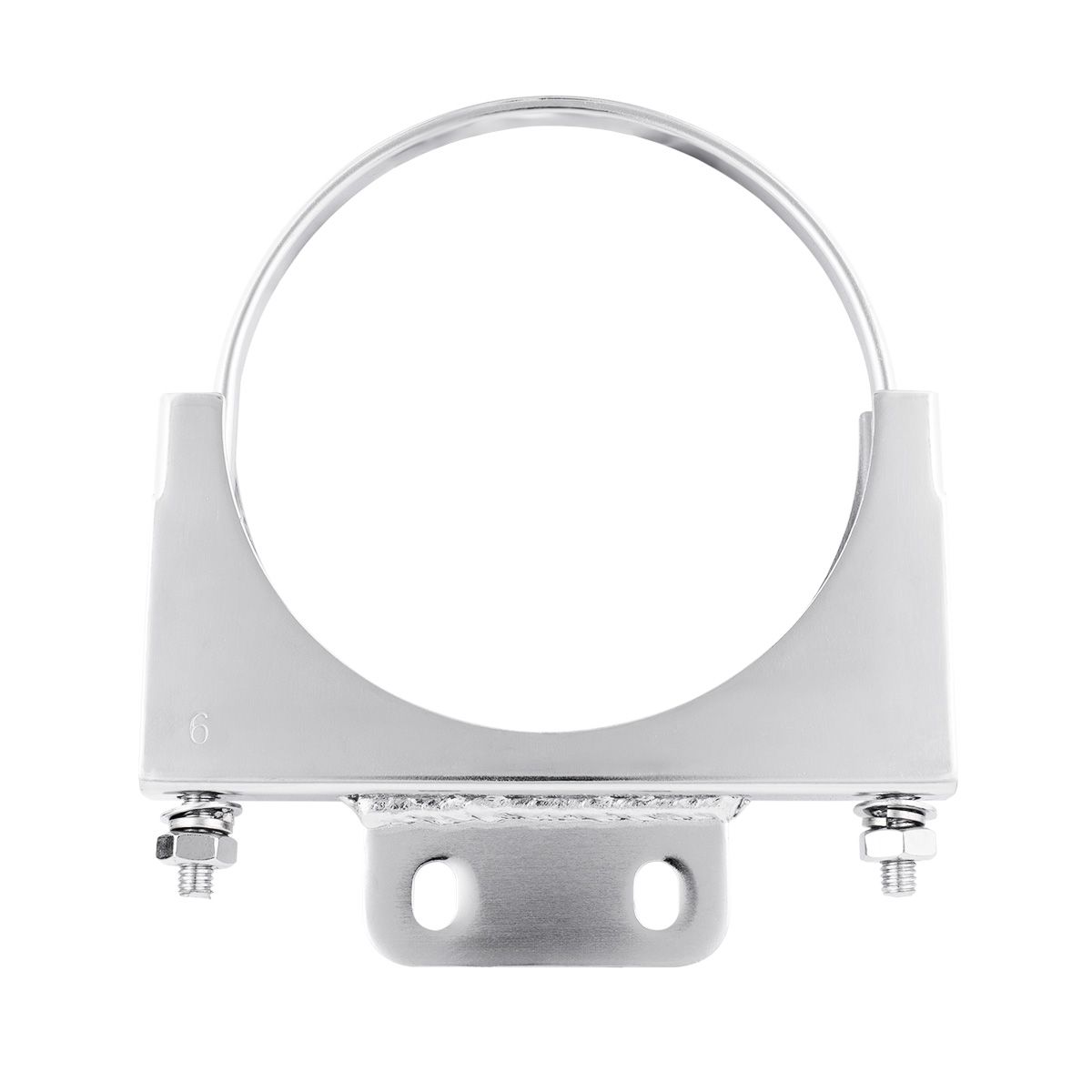 6" Chrome Cab Exhaust Clamp For Peterbilt