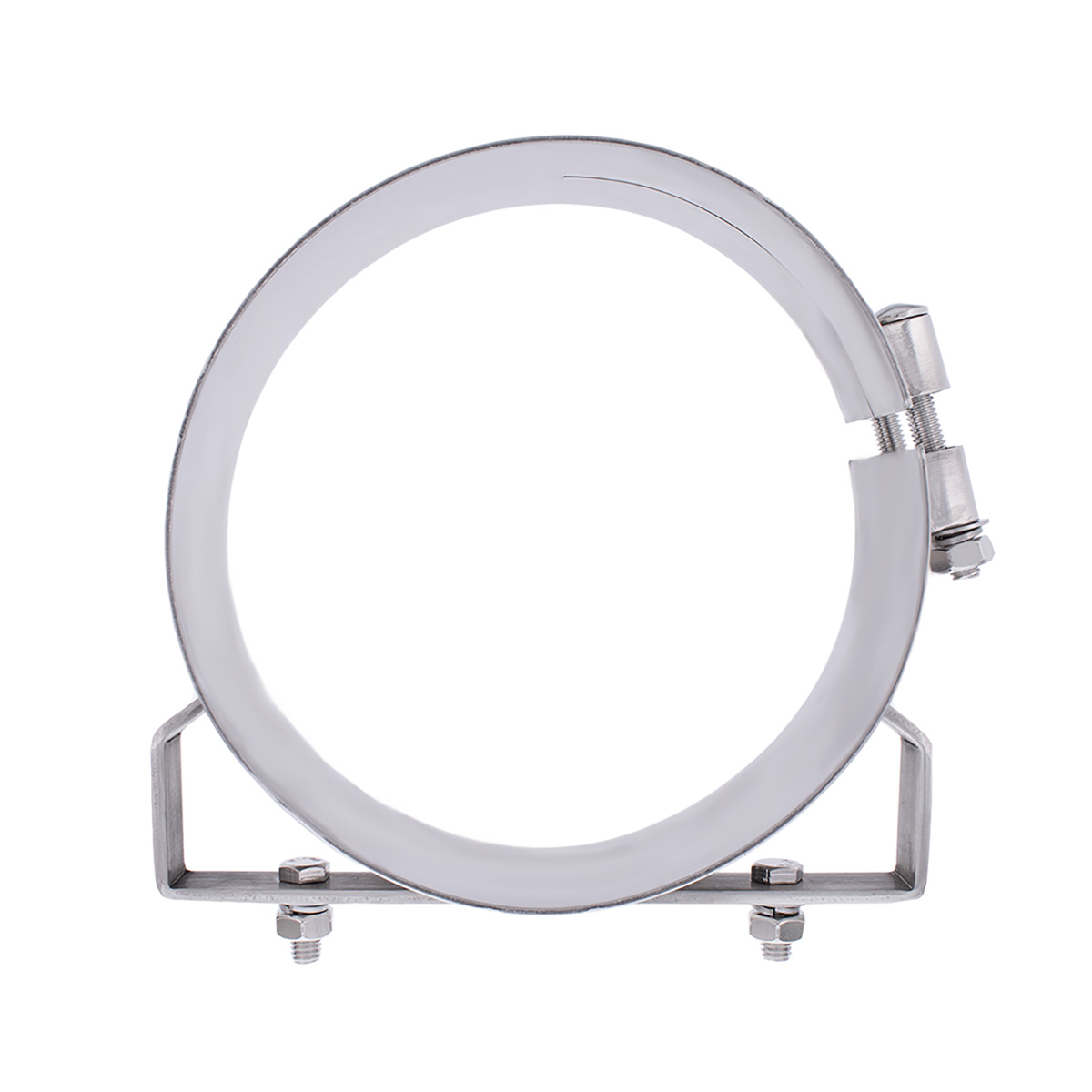 8" Stainless Wide Band Exhaust Clamp - Thumbnail 2