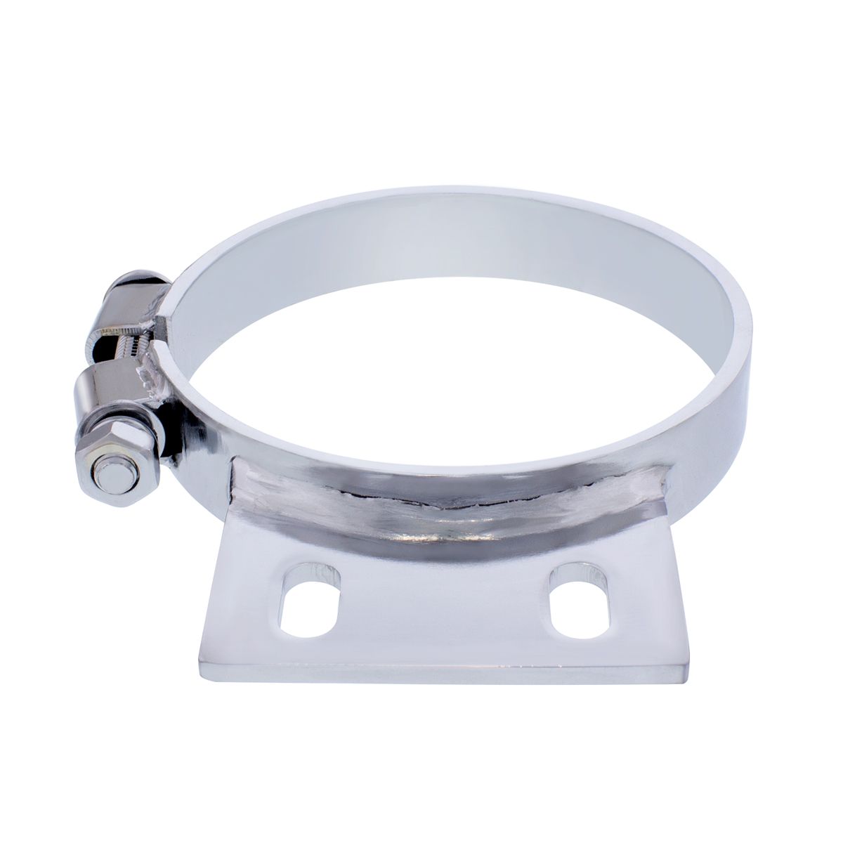 5" Chrome Cab Exhaust Clamp For Peterbilt
