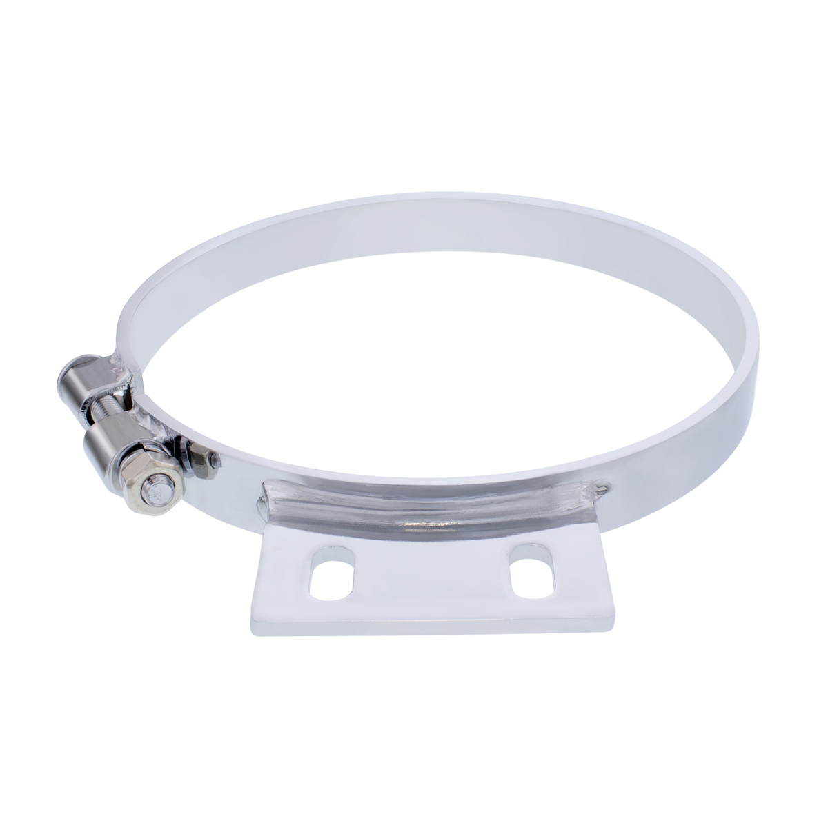 8" Chrome Cab Exhaust Clamp For Peterbilt - Thumbnail 4