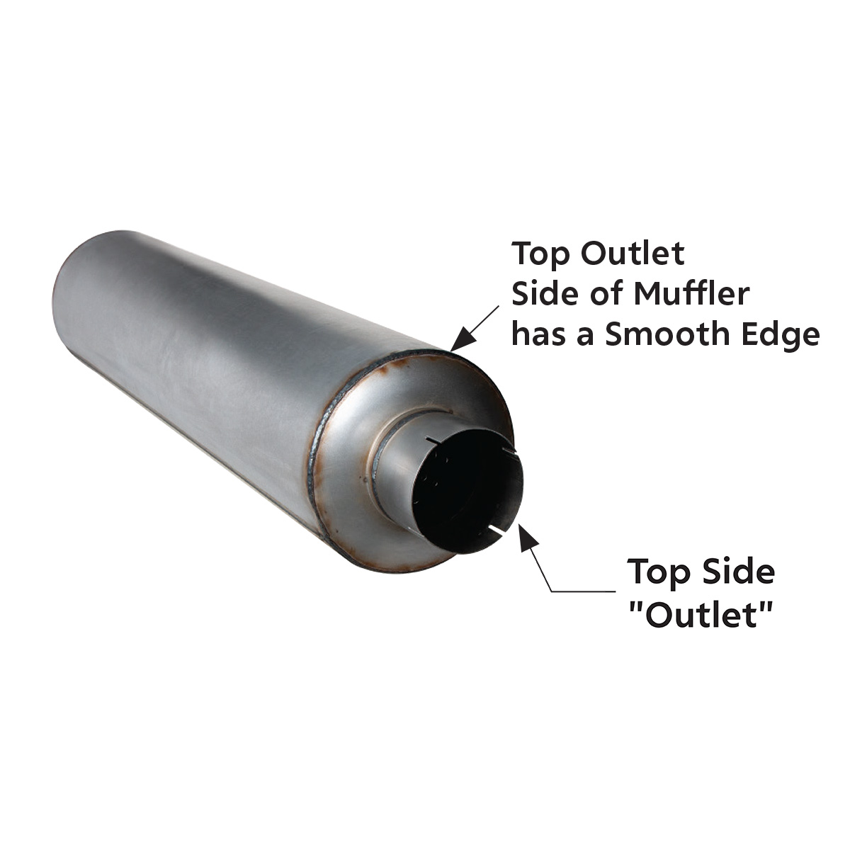 5" X 51" Exhaust Muffler - Thumbnail 2