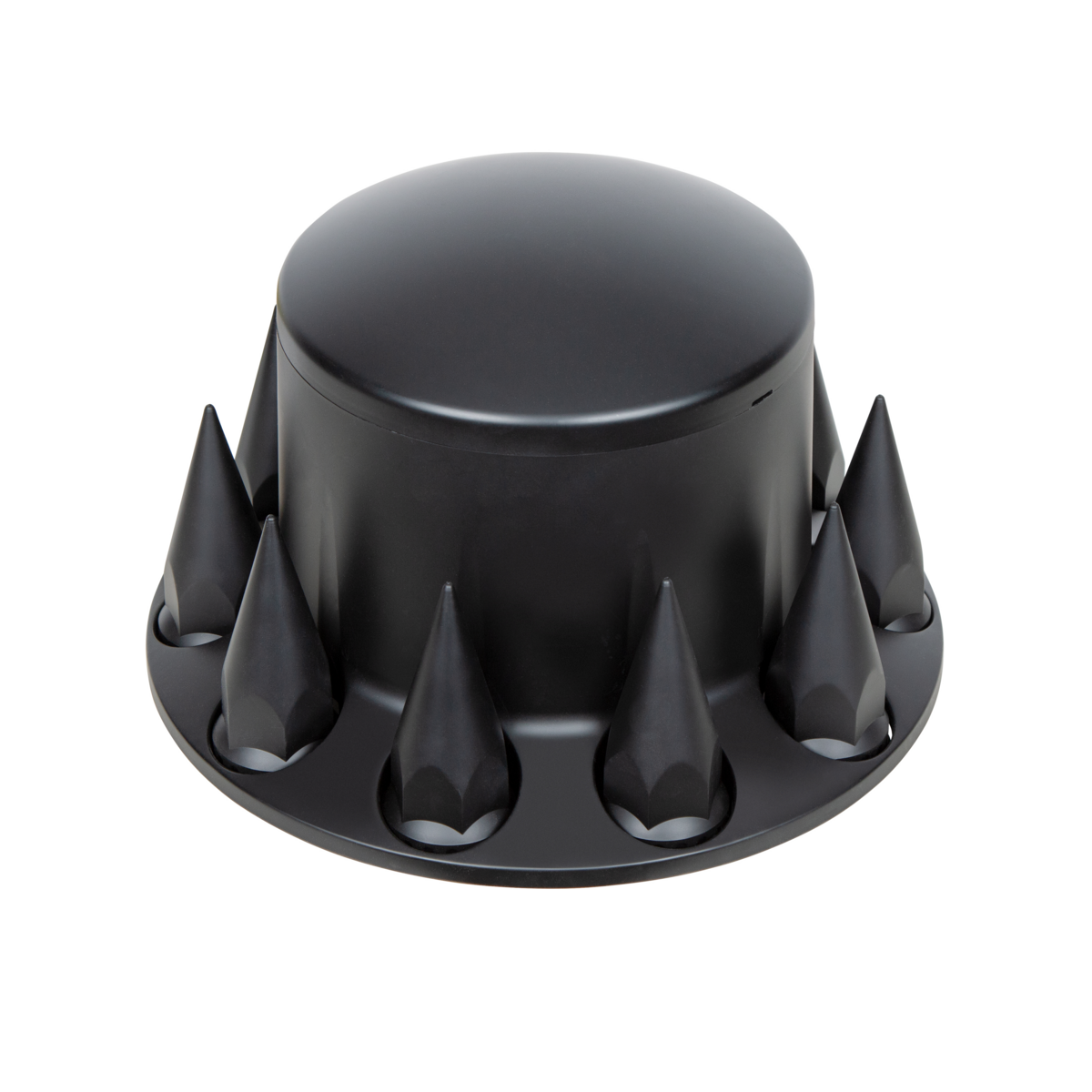 Dome Rear Axle Cover With 33mm Spike Thread-On Nut Covers - Matte Black - Thumbnail 6