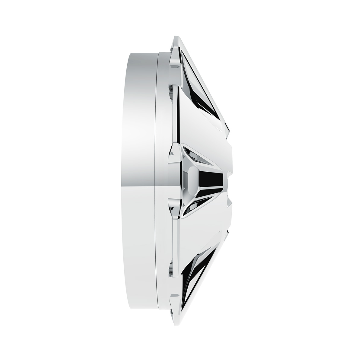 Rubicon Front Axle Cover Kit With 33mm Thread-On Nut Covers-Chrome - Thumbnail 2