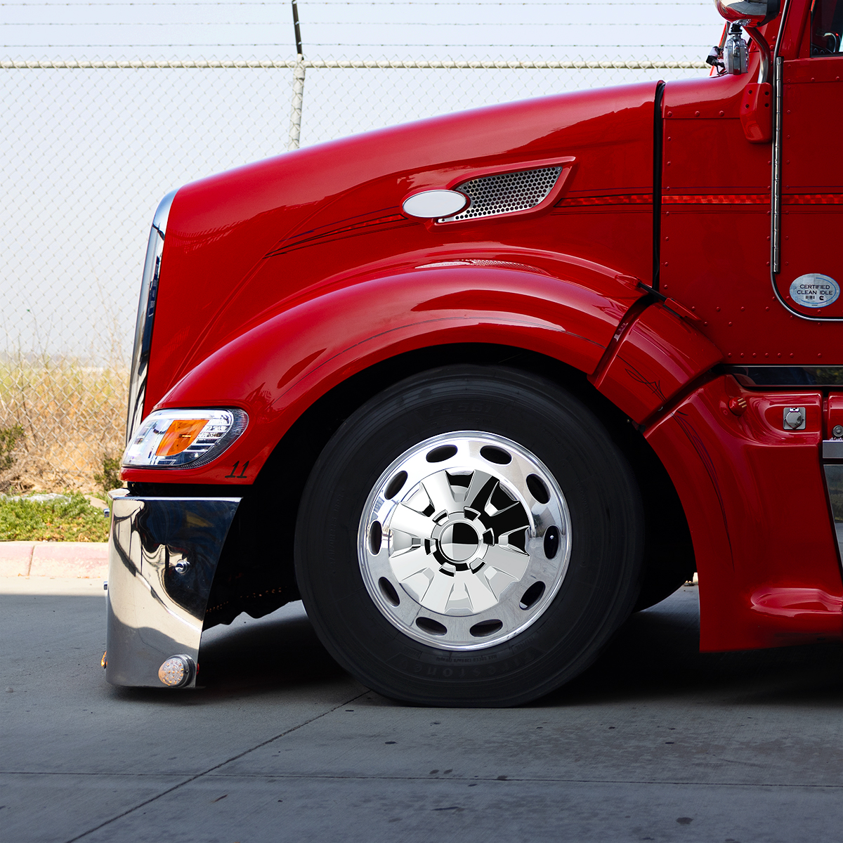 Rubicon Front Axle Cover Kit With 33mm Thread-On Nut Covers-Chrome - Thumbnail 5