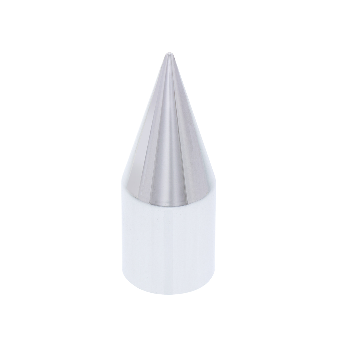 Chrome Spike Nut Cover For 2004-2014 Ford F-150 With OE Steel Wheel - Push-On (Bulk) - Thumbnail 2