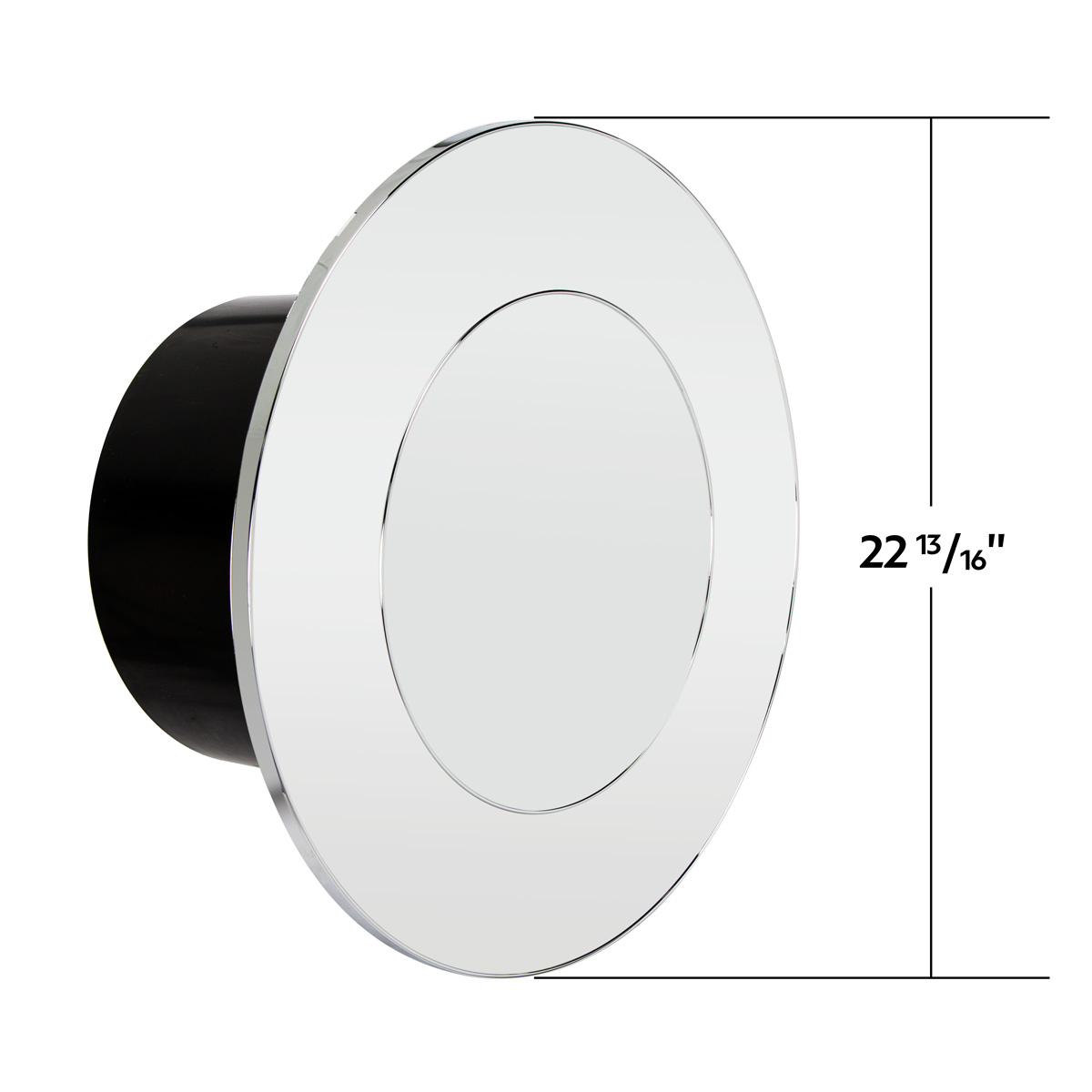 Flat Aero Rear Axle Cover Kit - Chrome - Thumbnail 7