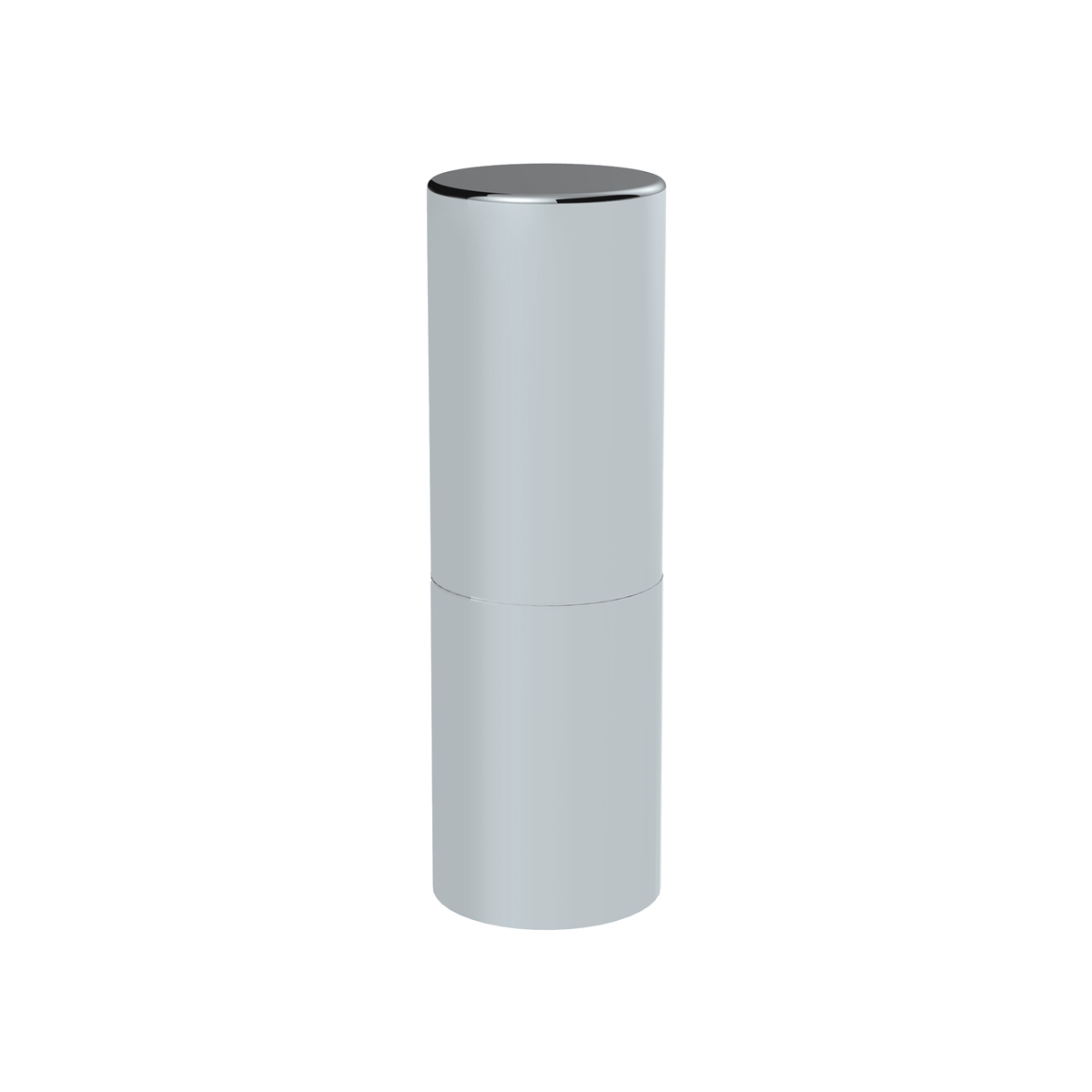 33mm X 6-1/2" Chrome Plastic Tall Cylinder Nut Cover - Thread-On (Bulk) - Thumbnail 2