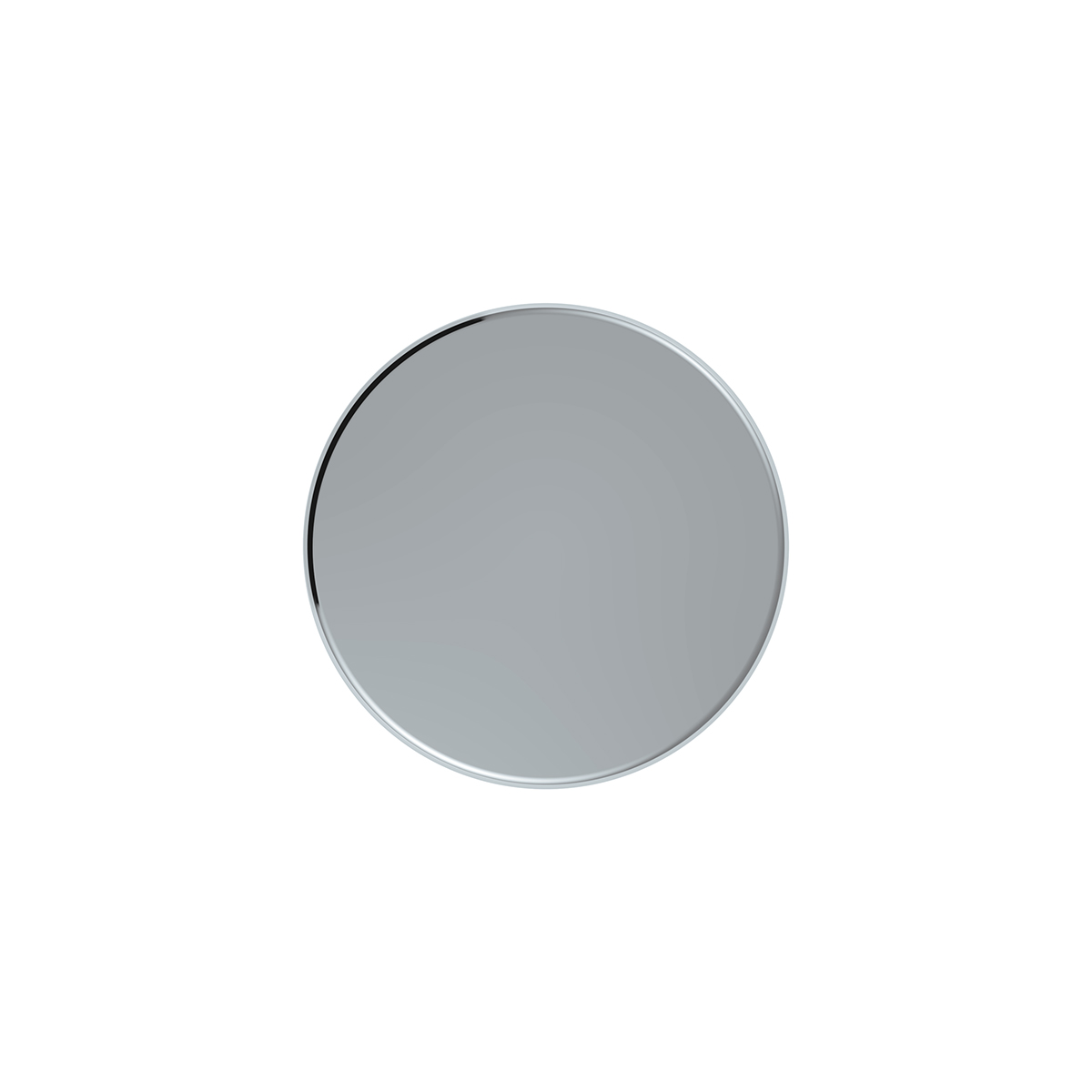 33mm X 7-1/4" Chrome Plastic Tall Cylinder Nut Cover - Thread-On (Bulk) - Thumbnail 4