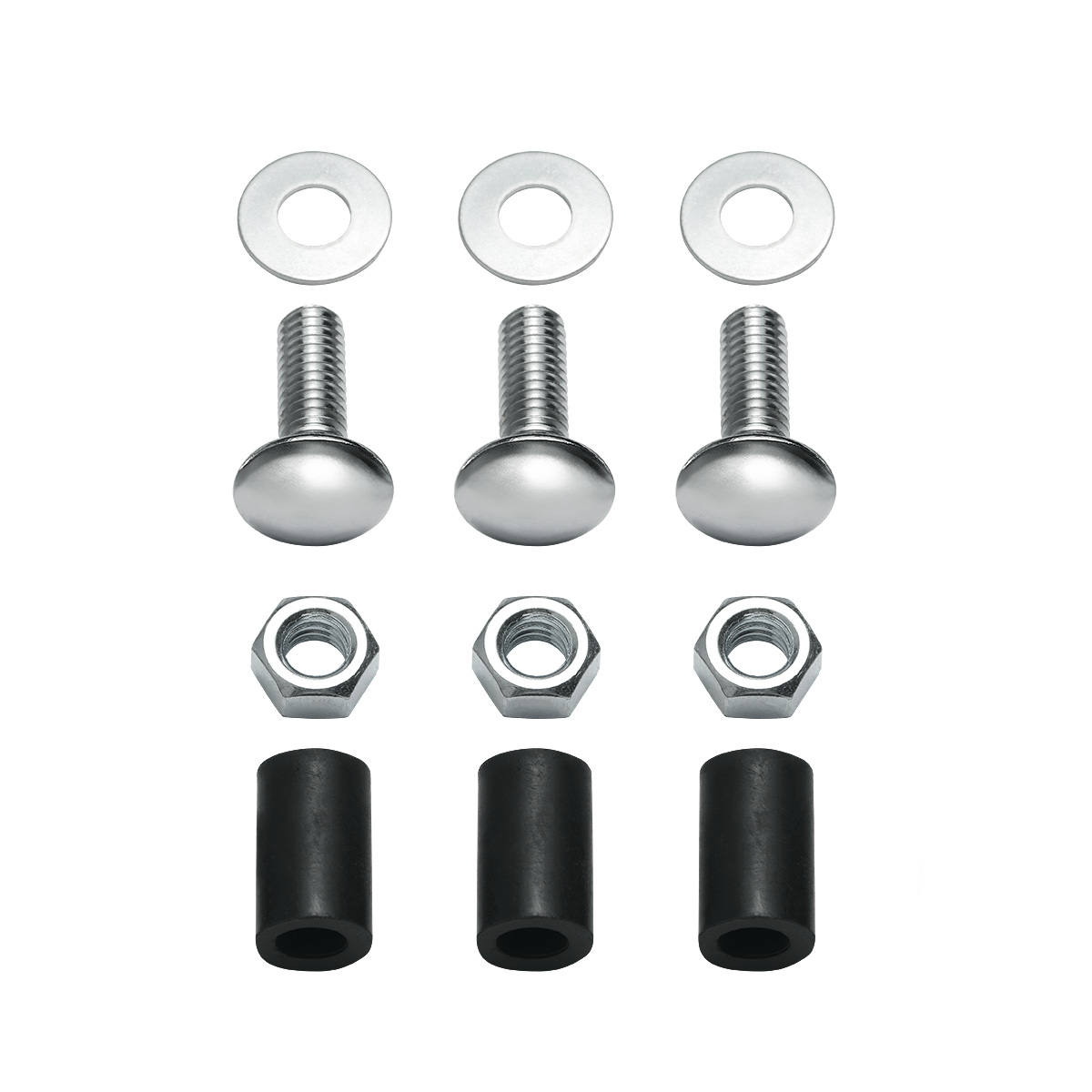 4" X 20" Chrome Standard Bottom Mud Flap Plate - Bolt Thru - Thumbnail 4