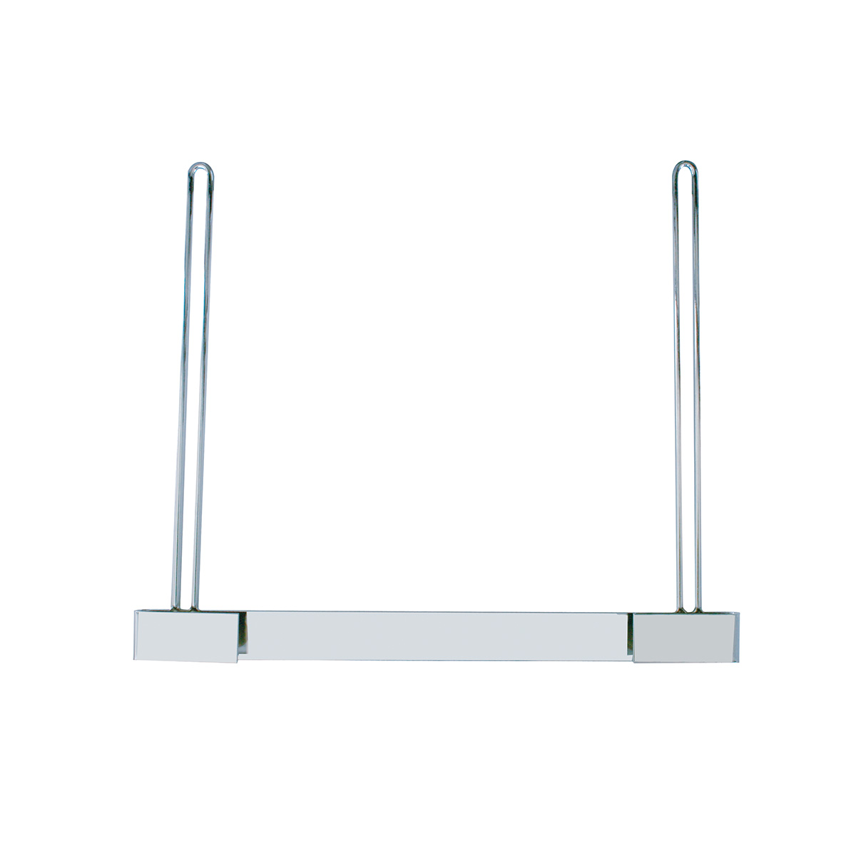 24" X 21" Chrome Anti-Sail Bracket - 2" Bottom - Thumbnail 2