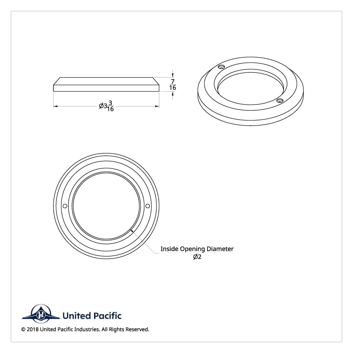 2" Light Bezel (Bulk) - Thumbnail 4