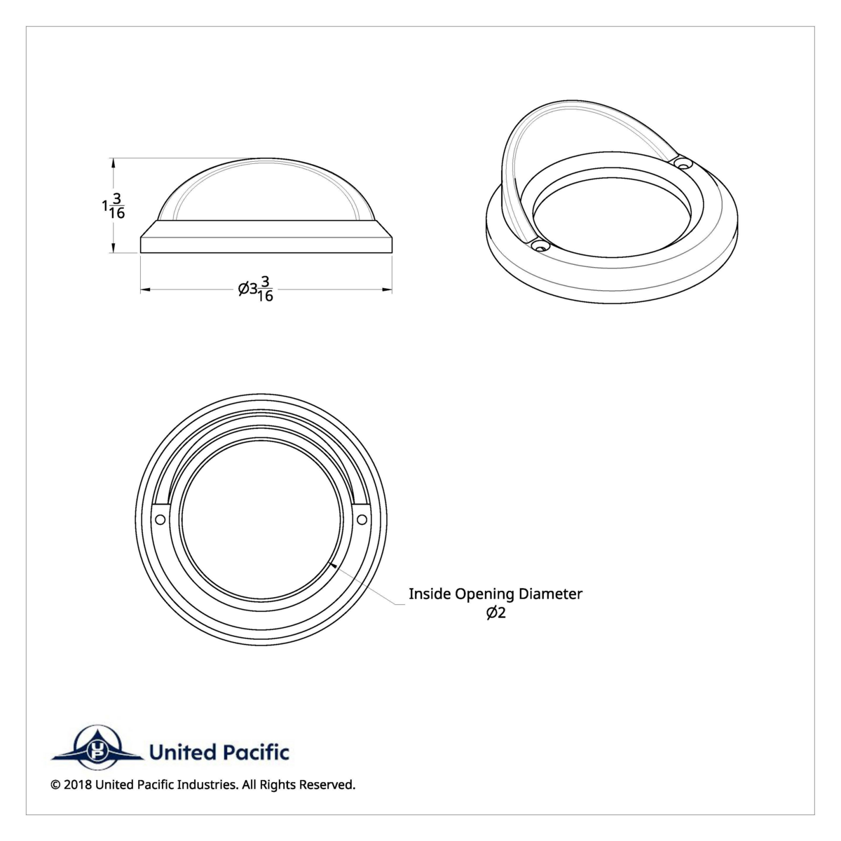 2" Light Bezel With Visor (Bulk) - Thumbnail 6