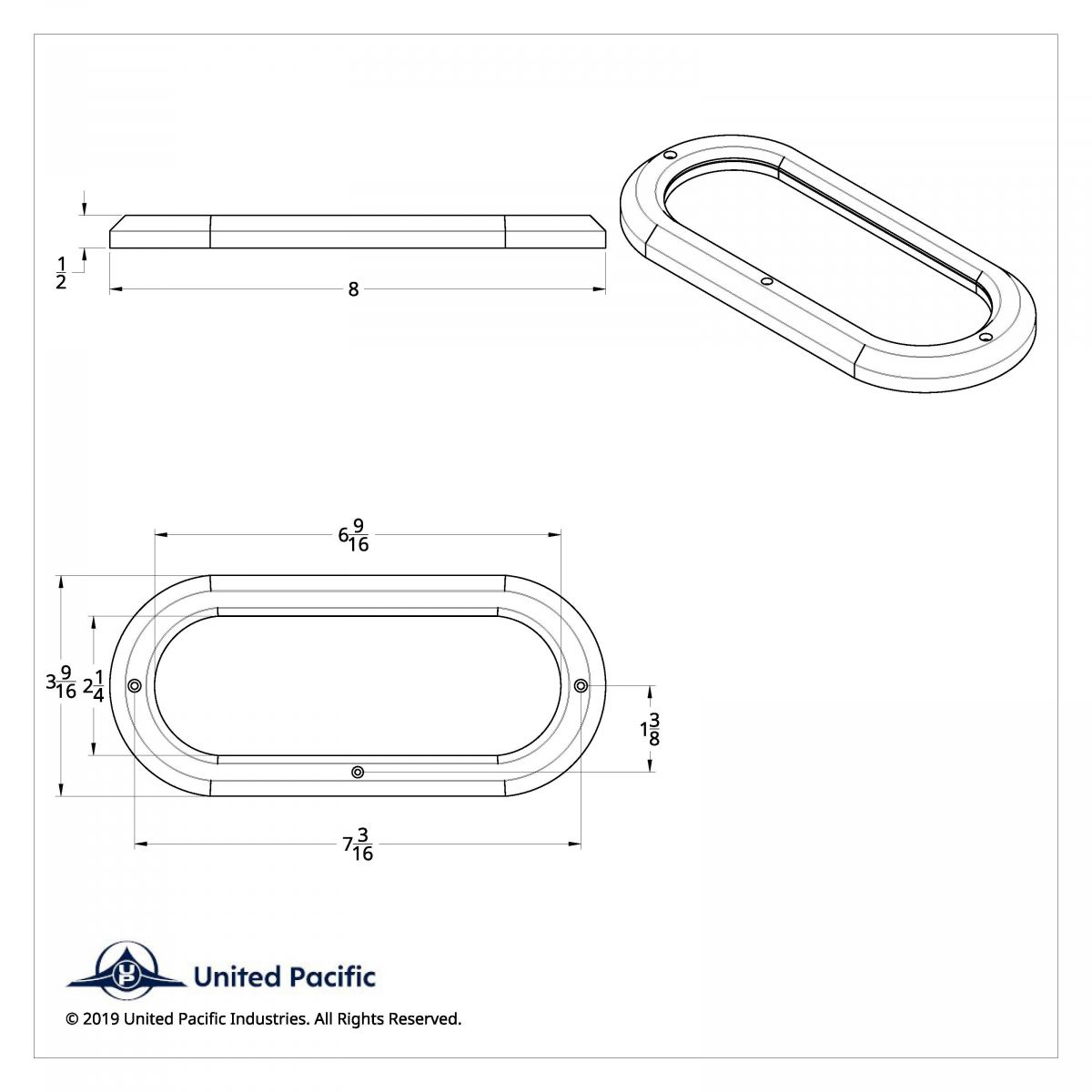 Oval Light Bezel (Bulk) - Thumbnail 2