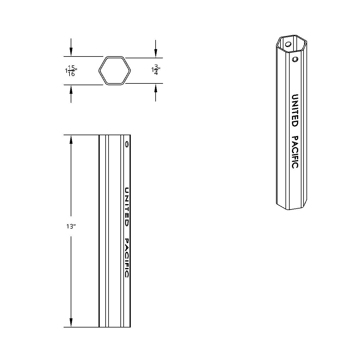 13" Long Plastic Lug Nut Socket Tool For Plastic Nut Covers - Thumbnail 5