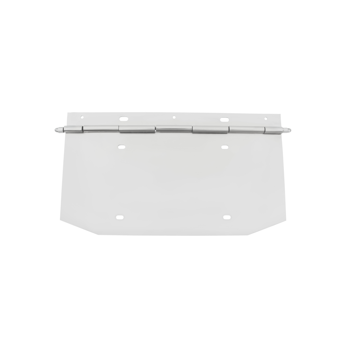 Chrome 1 License Plate Angled Holder With Hinge - Thumbnail 4
