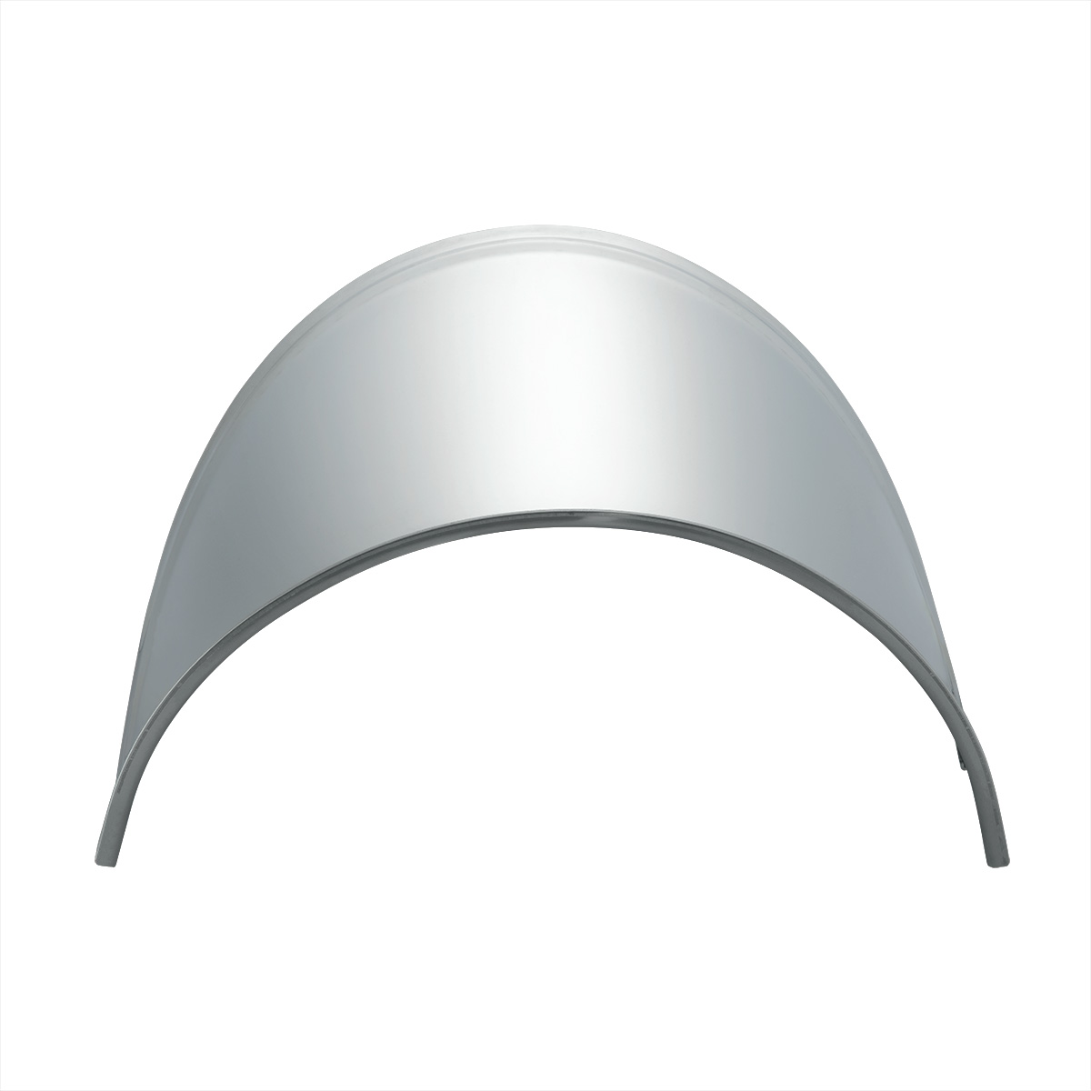 Stainless Steel Extended Style Visor For 7" Headlight - Thumbnail 2