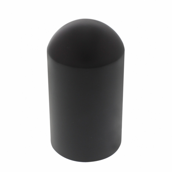 33mm X 3-3/4" Matte Black Dome Nut Cover - Thread-On (Bulk)