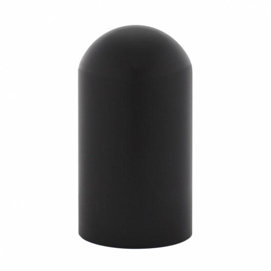 33mm X 3-3/4" Matte Black Dome Nut Cover - Thread-On (Bulk) - Thumbnail 2