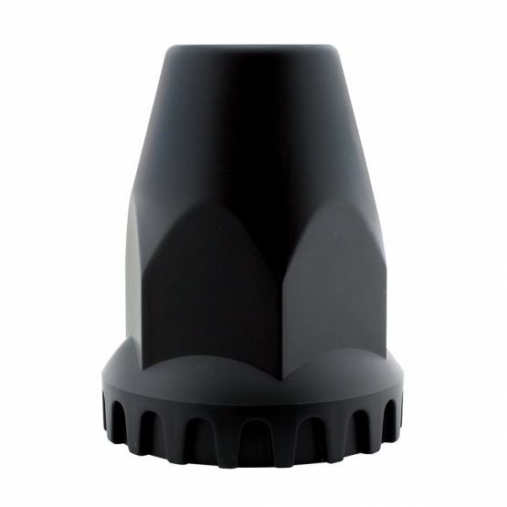 33mm X 2-3/4" Matte Black Nut Original Nut Cover With Flange - Thread-On (Bulk) - Thumbnail 2
