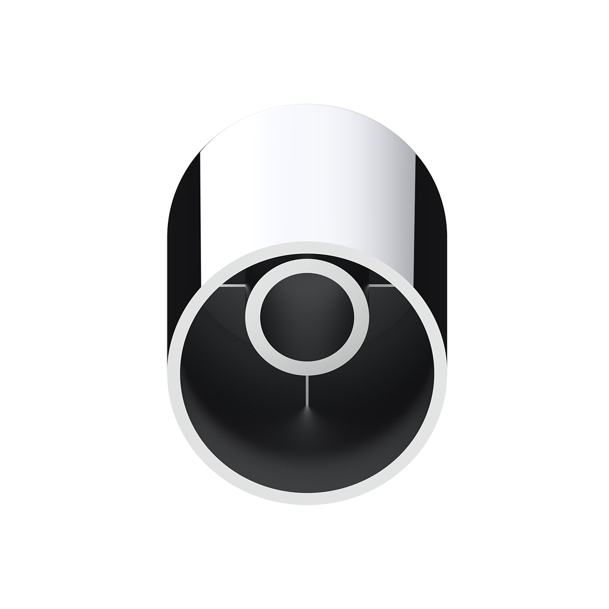 33mm x 3-3/4" Chrome Plastic Dome Nut Cover - Thread-On (Bulk) - Thumbnail 4