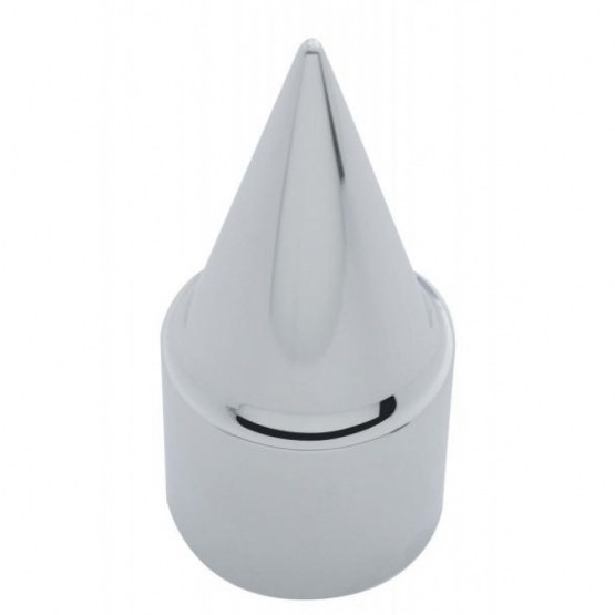 33mm X 4-1/4" Chrome Plastic Stiletto Nut Cover - Push-On (Bulk)