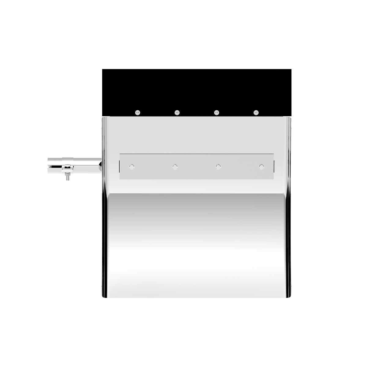 24" x 24" Stainless Competition Series Quarter Fender Set - Tube Bracket (Pair) - Thumbnail 6