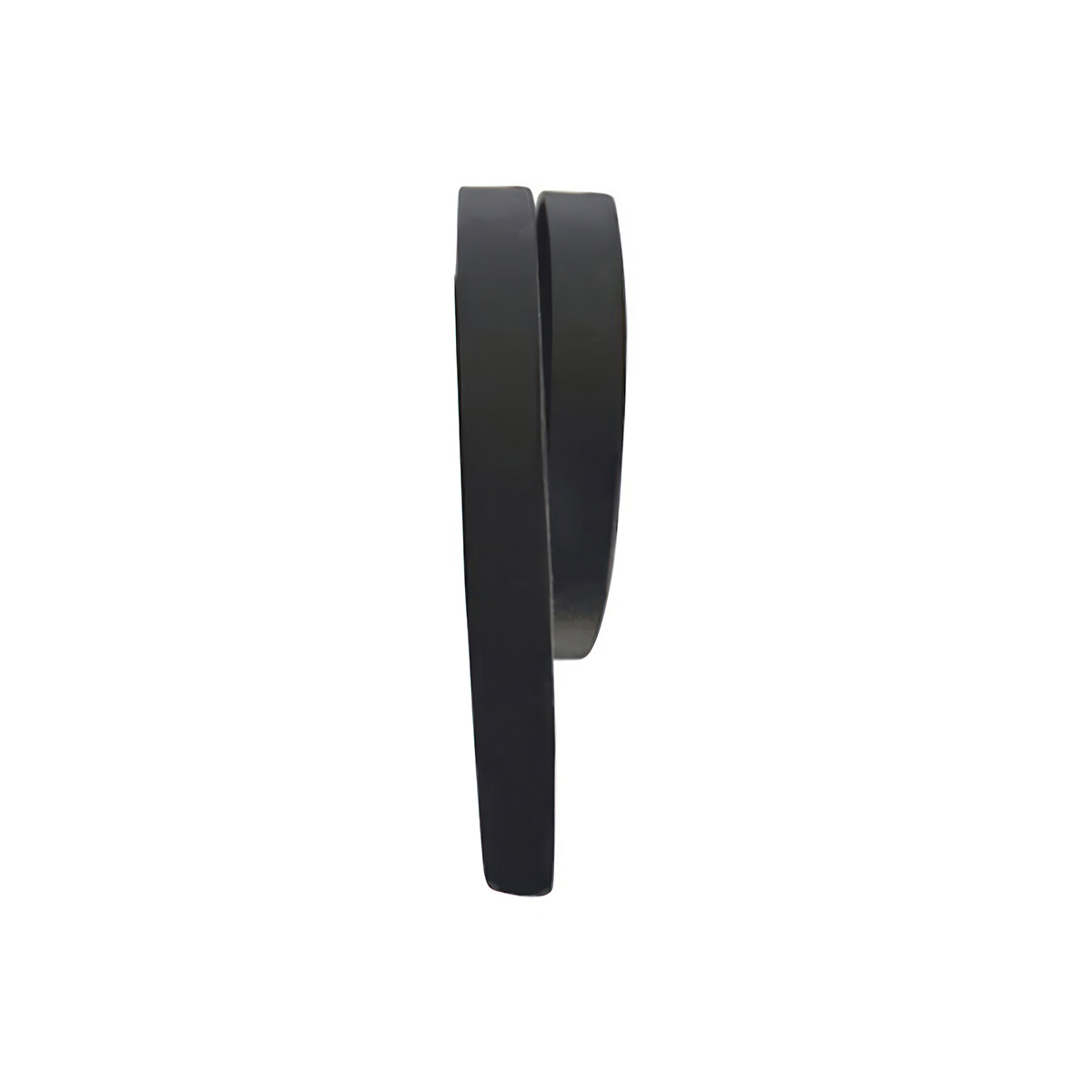 Black Angled Mud Flap Hangers - 1 Coil (Pair) - Thumbnail 2