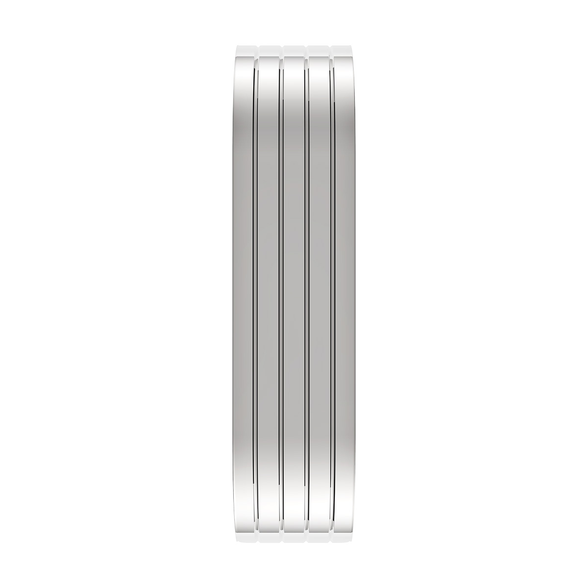 126" 430 Stainless Steel (18ga) Beaded Edge Ribbed Full Fender  54" Spread - SR Series (Pair) - Thumbnail 7