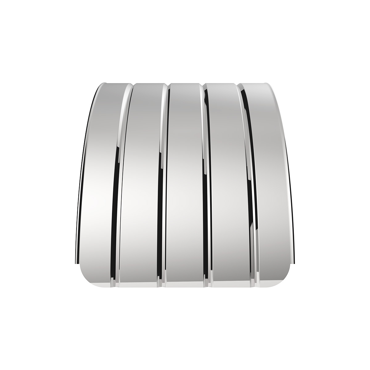 60" 430 Stainless Steel (18ga) Half Fender - SR Series (Pair) - Thumbnail 4