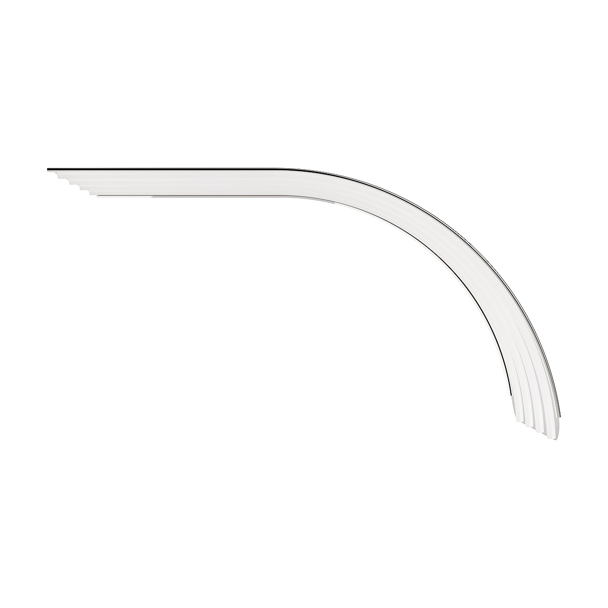 60" 430 Stainless Steel (18ga) Half Fender - SR Series (Pair) - Thumbnail 6