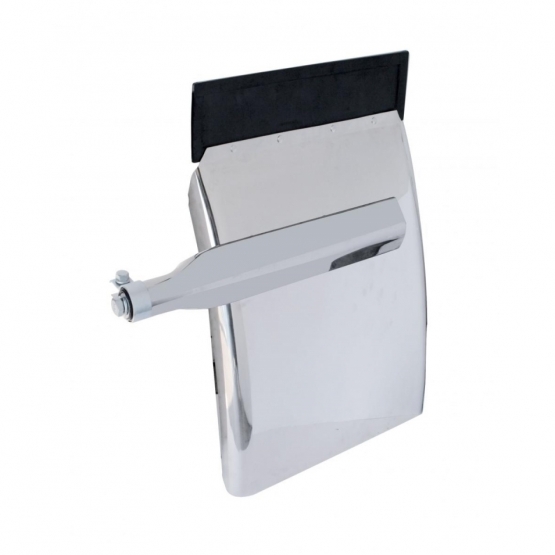 24" X 31" Deluxe Stainless Quarter Fender Set - Triangle Bracket