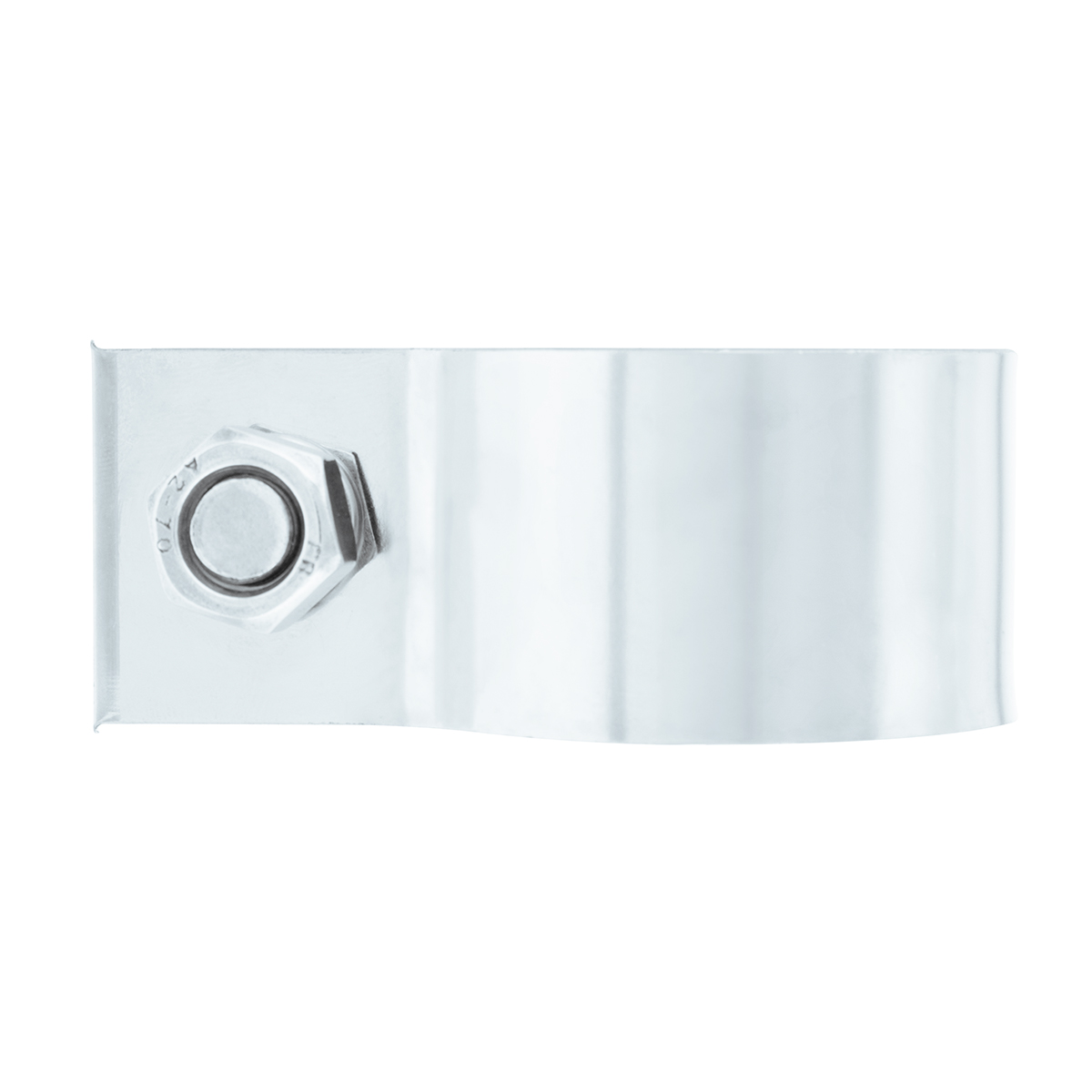 Stainless Steel Quarter Fender 2" Tube Clamp With Hardware - Thumbnail 4