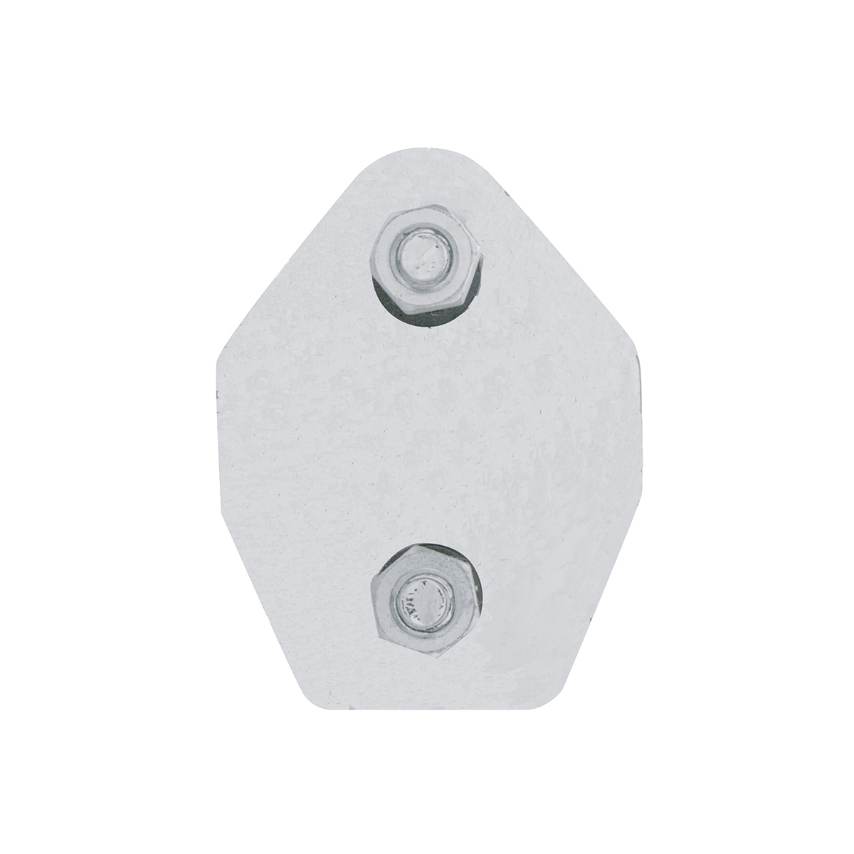 30" Stainless 45-Degree Angled Heavy Duty Mud Flap Hangers - 2.5" Bolt Pattern (Pair) - Thumbnail 2