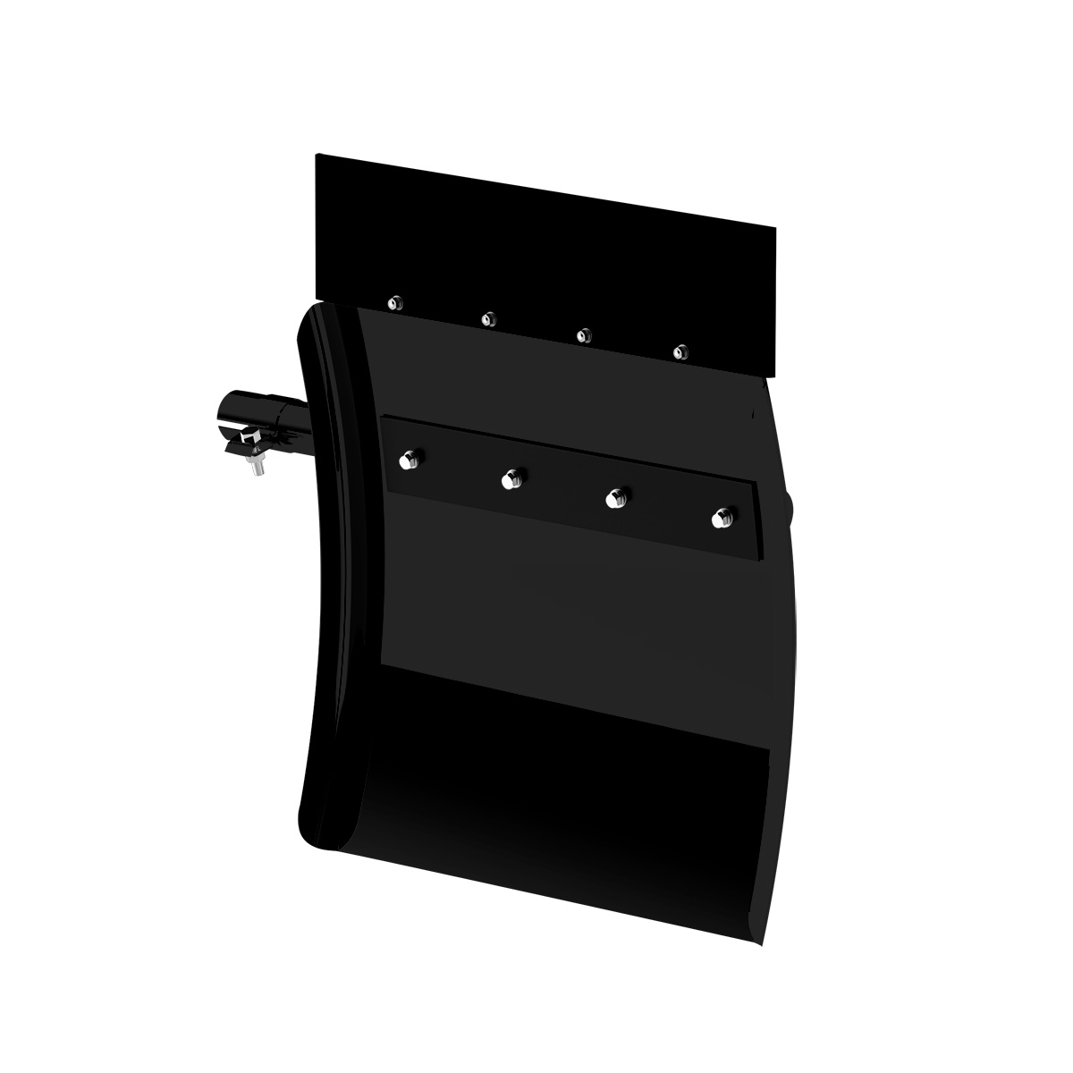 24" X 24" "Competition Series" Heavy Duty Black Poly Quarter Fender Set - Thumbnail 4