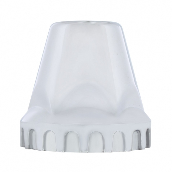 33mm X 2" Chrome Plastic "Low Rider" Nut Cover - Thread-On (Bulk) - Thumbnail 2