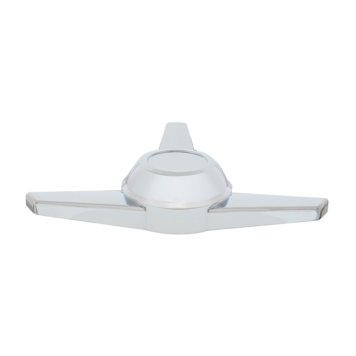 Chrome Plastic 3 Extra Large Straight Bar Spinner Only - Thumbnail 2