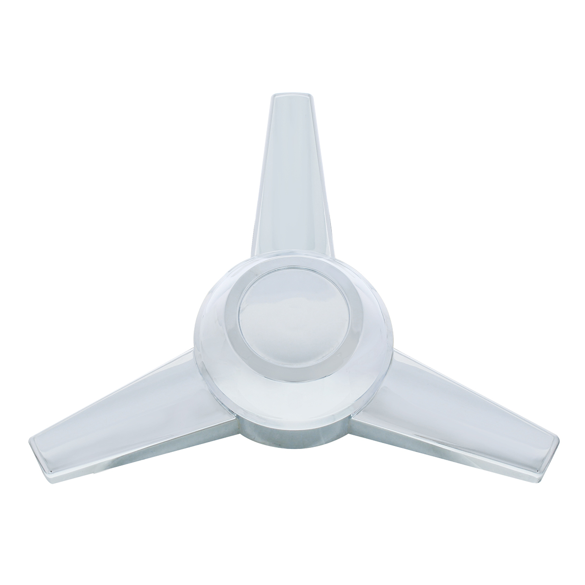 Chrome Plastic 3 Extra Large Straight Bar Spinner Only - Thumbnail 6