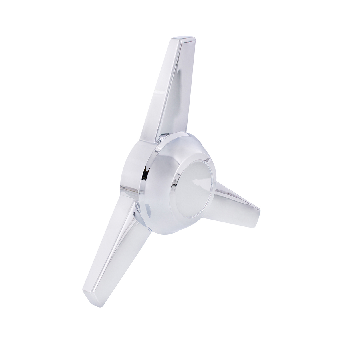 Chrome Plastic 3 Extra Large Straight Bar Spinner Only - Thumbnail 8