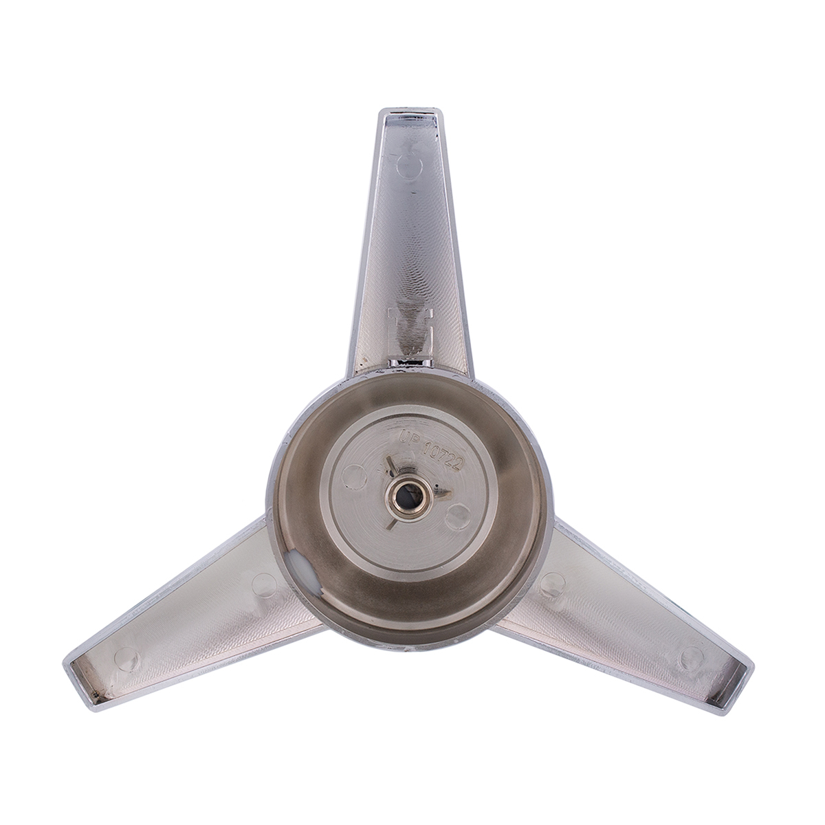 Chrome Plastic 3 Extra Large Straight Bar Spinner Only - Thumbnail 9