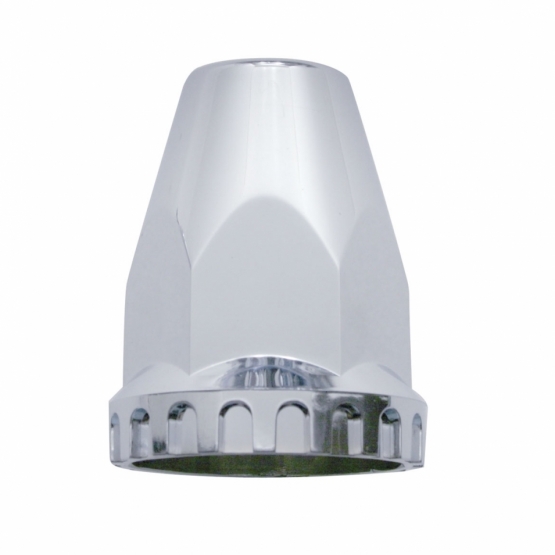 1-1/2" X 2-3/4" Chrome Plastic Original Nut Cover - Push-On (Bulk) - Thumbnail 2