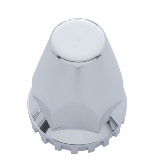 1-1/2" X 2-3/4" Chrome Plastic Original Nut Cover - Push-On (Bulk) - Thumbnail 3