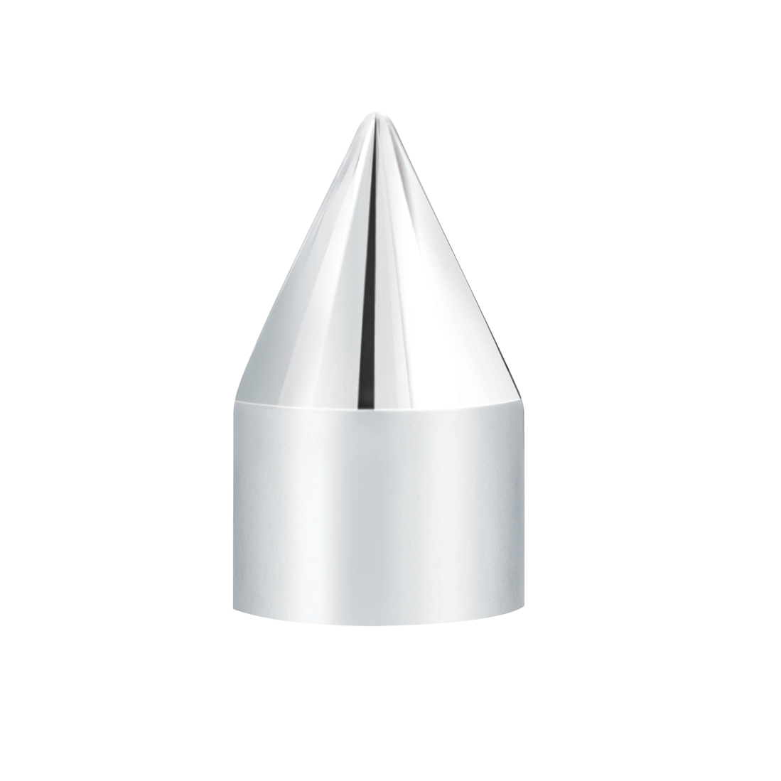 1/2" X 1-7/16" Chrome Plastic Spike Nut Cover - Push-On (Bulk) - Thumbnail 2