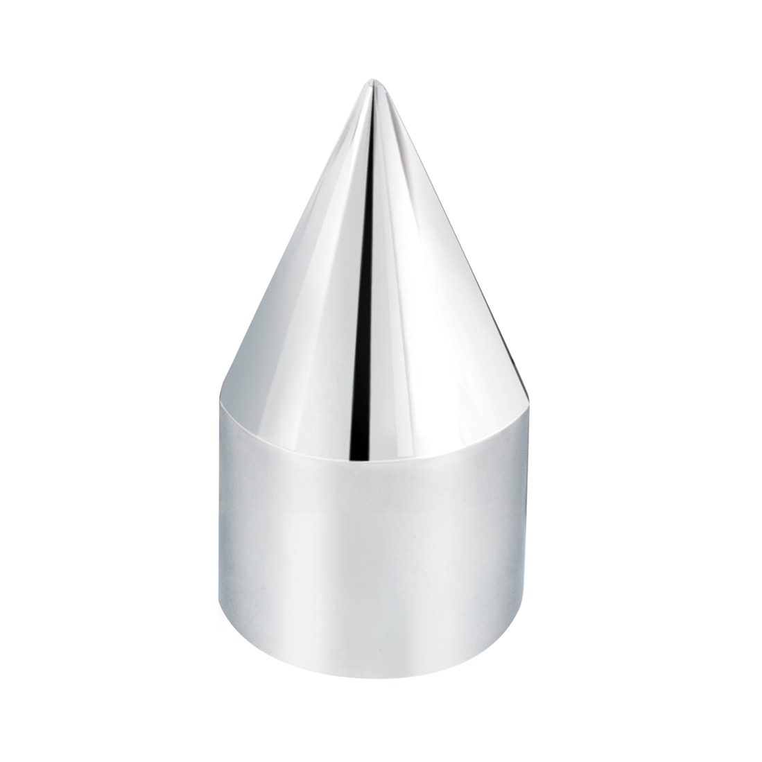 3/4" X 2-5/16" Chrome Plastic Spike Nut Cover - Push-On (Bulk)