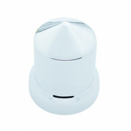 33mm X 2-1/4" Chrome Plastic Pointed Nut Cover - Push-On (Bulk)